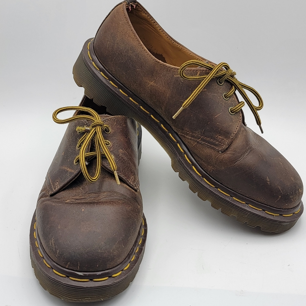 Dr. Martens‎ Brown Leather Men's Shoes Size 5.5 (W-7)